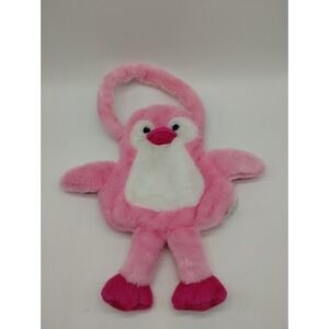 Wishpets pink penguin plush purse from 2012 #02106 Hard To Find